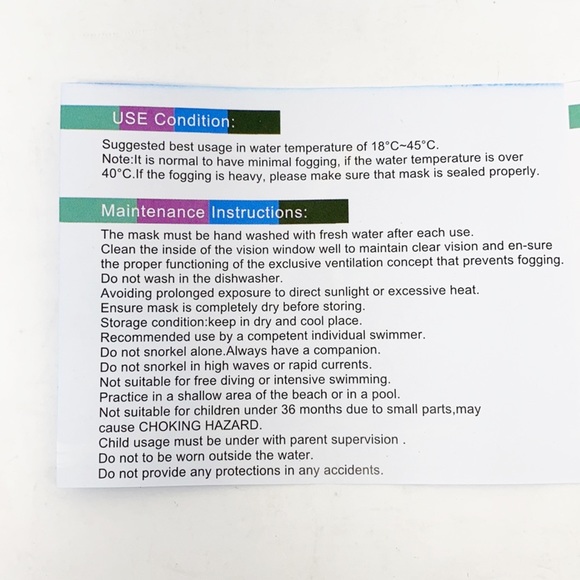 Free Breath 180 Degree Full Face Snorkel Mask - Picture 11 of 15